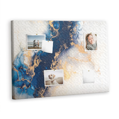 Quadro de aviso de cortiça Padrão de mármore