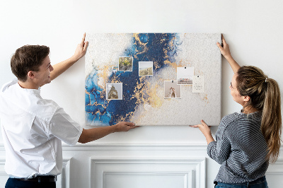 Quadro de aviso de cortiça Padrão de mármore