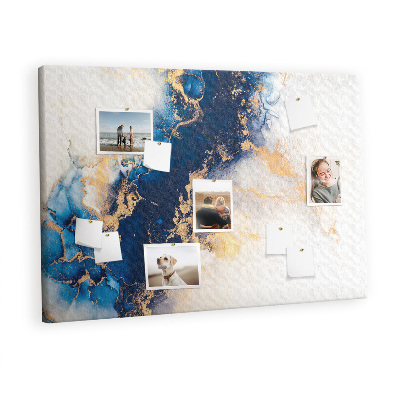 Quadro de aviso de cortiça Padrão de mármore