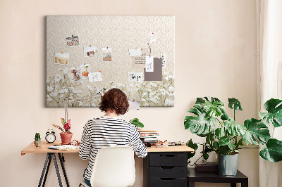 Quadro em cortiça Flores desabrochando