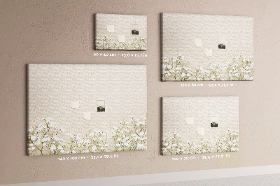 Quadro em cortiça Flores desabrochando