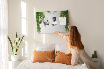 Painel em cortiça Natureza de folhas de palmeira