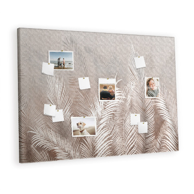 Painel em cortiça Folhas tropicais