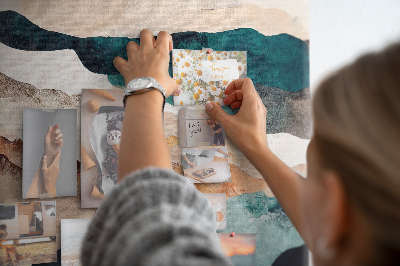 Quadro em cortiça Paisagem abstrata