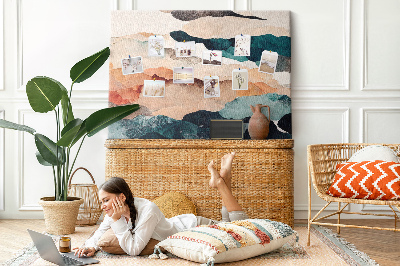 Quadro em cortiça Paisagem abstrata