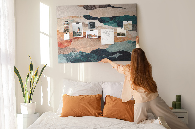 Quadro em cortiça Paisagem abstrata