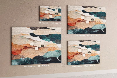 Quadro em cortiça Paisagem abstrata