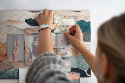 Quadro em cortiça Paisagem abstrata