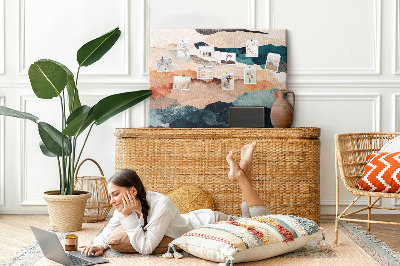 Quadro em cortiça Paisagem abstrata