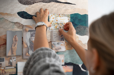 Quadro em cortiça Paisagem abstrata