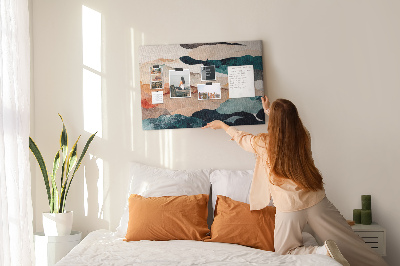 Quadro em cortiça Paisagem abstrata