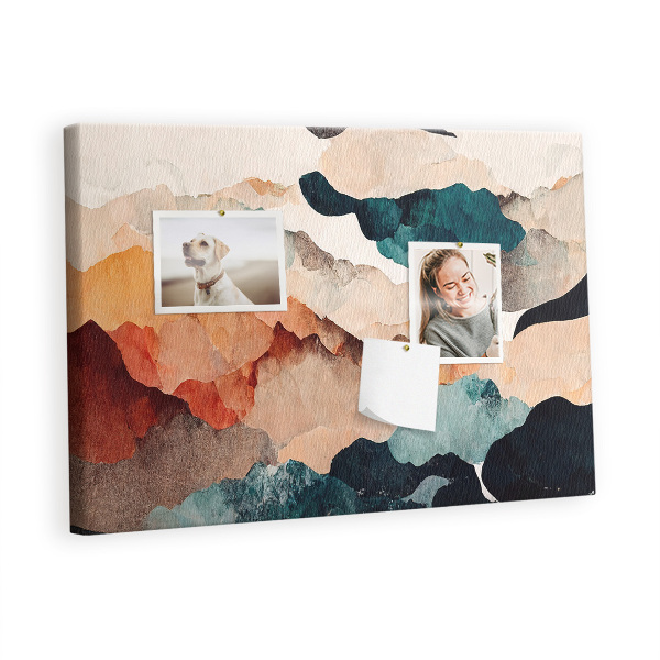 Quadro de aviso de cortiça Arte paisagística