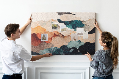 Quadro de aviso de cortiça Arte paisagística