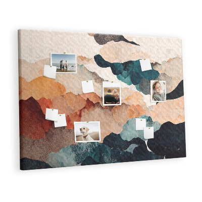 Quadro de aviso de cortiça Arte paisagística