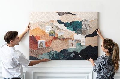 Quadro de aviso de cortiça Arte paisagística