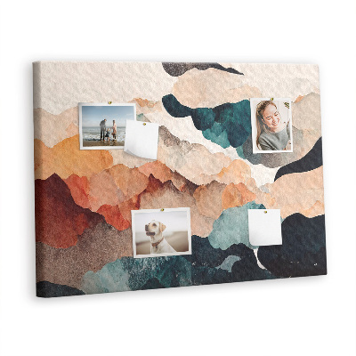 Quadro de aviso de cortiça Arte paisagística