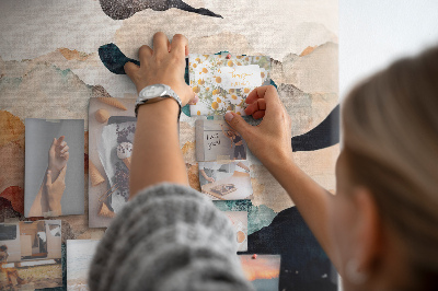 Quadro de aviso de cortiça Arte paisagística