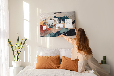 Quadro de aviso de cortiça Arte paisagística