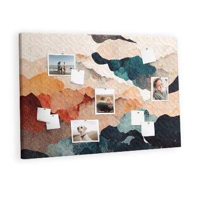 Quadro de aviso de cortiça Arte paisagística