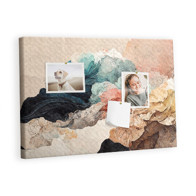 Painel em cortiça Paisagem abstrata