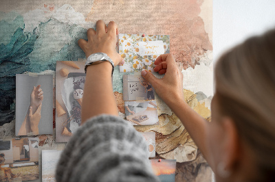 Painel em cortiça Paisagem abstrata