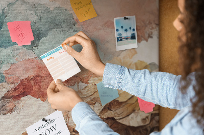 Painel em cortiça Paisagem abstrata