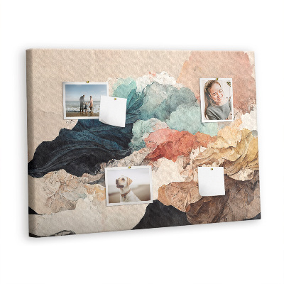 Painel em cortiça Paisagem abstrata