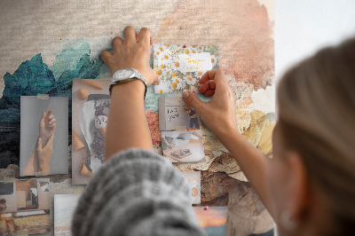 Painel em cortiça Paisagem abstrata