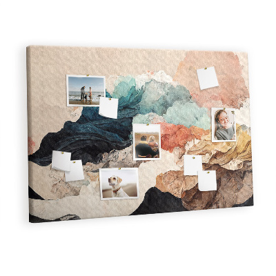 Painel em cortiça Paisagem abstrata