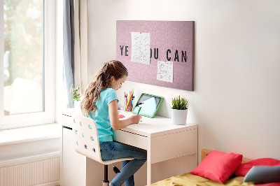 Quadro de aviso de cortiça Escreva se puder