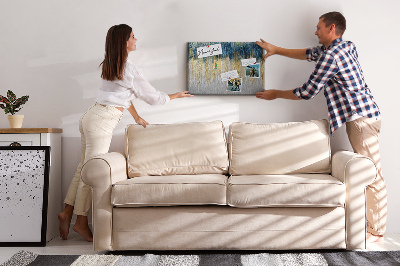 Quadro em cortiça Padrão decorativo