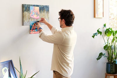 Quadro em cortiça Padrão decorativo