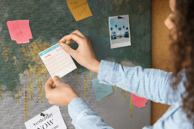 Painel em cortiça Padrão decorativo