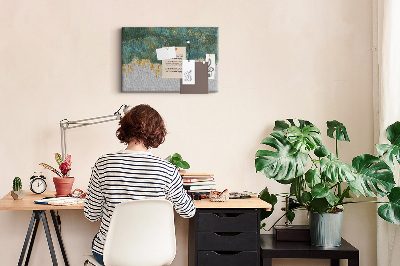 Painel em cortiça Padrão decorativo