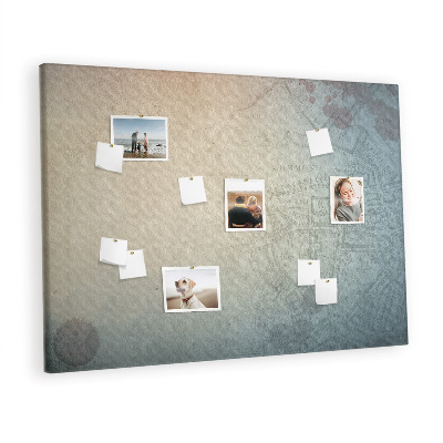 Quadro de aviso de cortiça História de crime vintage