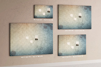 Quadro de aviso de cortiça História de crime vintage