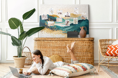 Quadro de aviso de cortiça Paisagem montanhosa