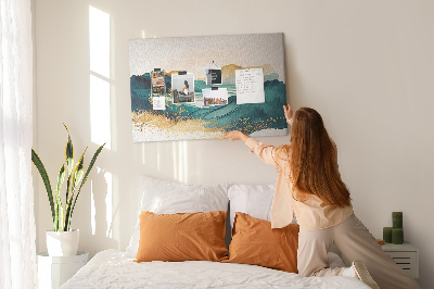 Quadro de aviso de cortiça Paisagem montanhosa