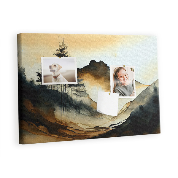 Quadro em cortiça Paisagem abstrata