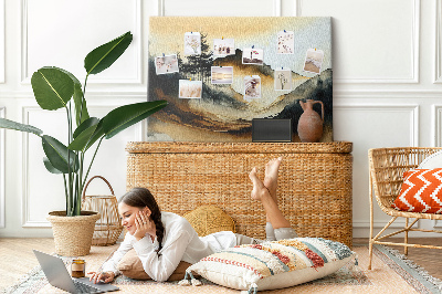 Quadro em cortiça Paisagem abstrata