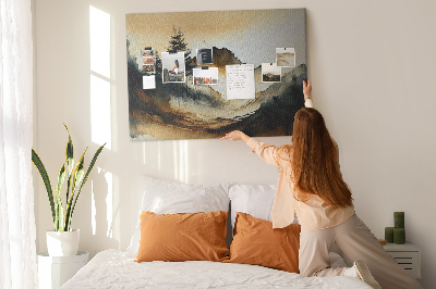 Quadro em cortiça Paisagem abstrata