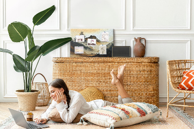 Quadro em cortiça Paisagem abstrata