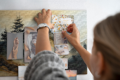 Quadro em cortiça Paisagem abstrata