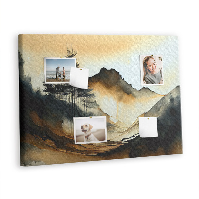 Quadro em cortiça Paisagem abstrata