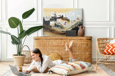 Quadro em cortiça Paisagem abstrata