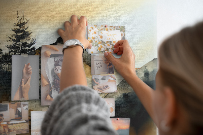 Quadro em cortiça Paisagem abstrata