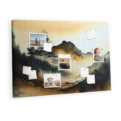 Quadro em cortiça Paisagem abstrata