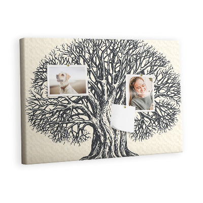 Quadro de aviso de cortiça Natureza de grandes árvores