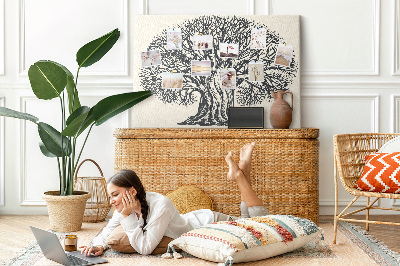 Quadro de aviso de cortiça Natureza de grandes árvores