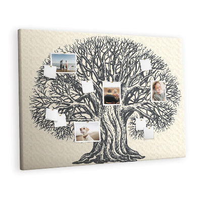 Quadro de aviso de cortiça Natureza de grandes árvores